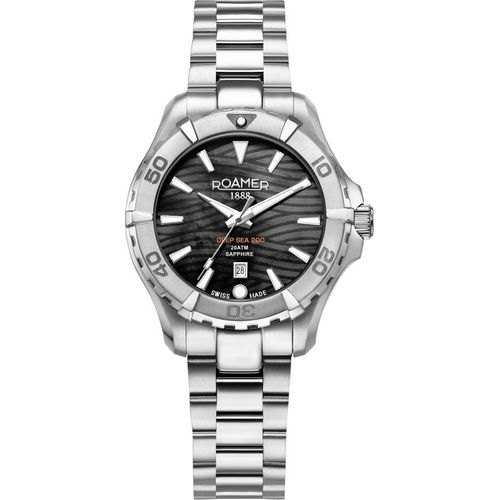 Damen Taucheruhr ROAMER 860844 41 85 20 Silber Sportuhr