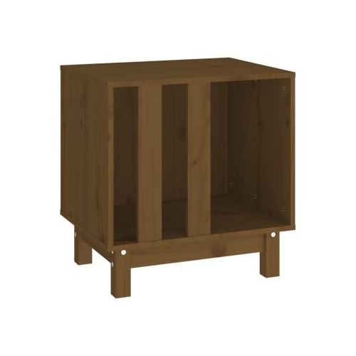 VidaXL Hundehütte Massivholz Kiefer Hundehöhle Hundebett braun 50 cm, 50 cm, 52 cm