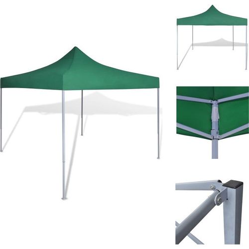 vidaXL Faltzelt 3 x 3 m Grün - Pavillons & Partyzelte