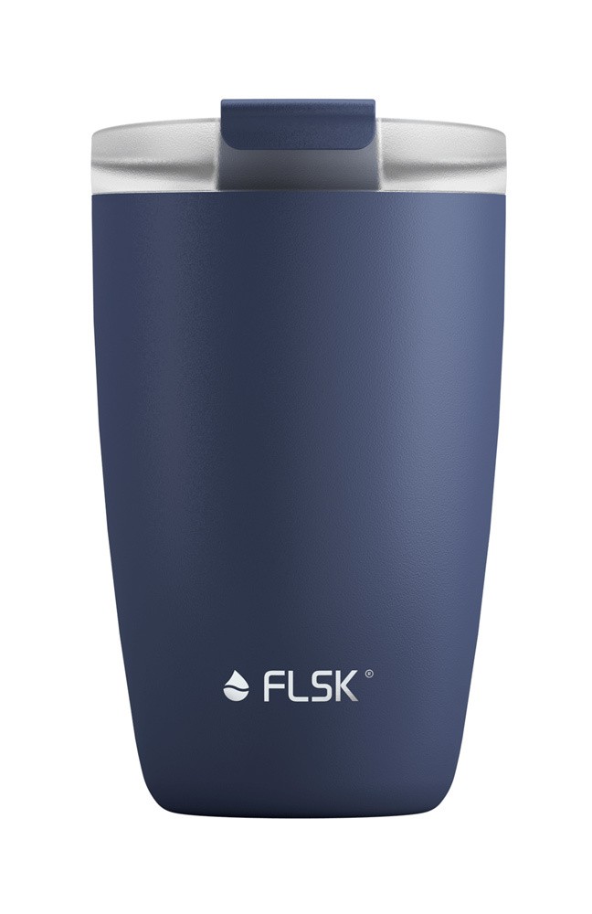 FLSK CUP Kaffeebecher Midnight Blau Coffee to go-Becher 350 ml