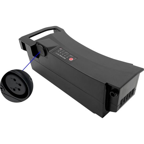 PowerSmart 36V E-Bike Akku 14.5 Ah Batterie für Gazelle Impulse C8, Impulse EM C7, Impulse EM C7+, Impulse EM C8