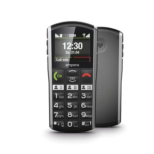 Emporia SIMPLICITY 4G, Schwarz - Modell 2025 Handy (Seniorenhandy)