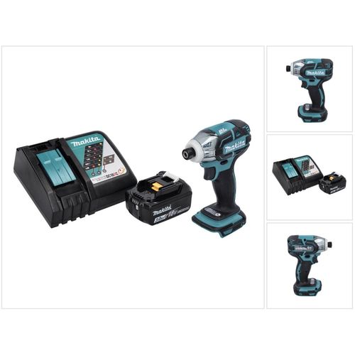 Makita DTS 141 RF1 Akku Impulsschrauber 18 V 40 Nm 1/4" Brushless + 1x Akku 3,0 Ah + Ladegerät