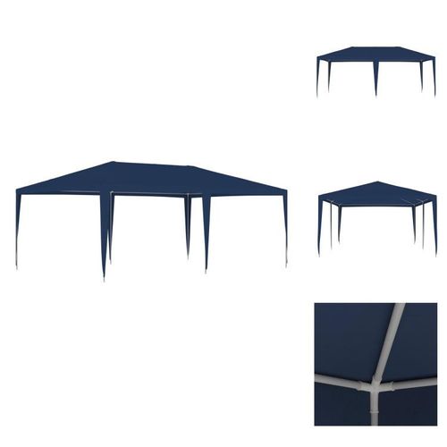 vidaXL Partyzelt 4x6 m Blau - Pavillons & Partyzelte