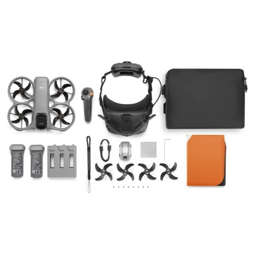 DJI Avata 360 Motion Combo (Goggles N3), 4 Rotoren, 64 MP, 6000 x 3000 Pixel, 13500 m, 2700 mAh, Grau