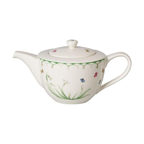 Teekanne VILLEROY & BOCH "Teekanne Colourful Spring 1,3 l bunt", bunt, Kannen