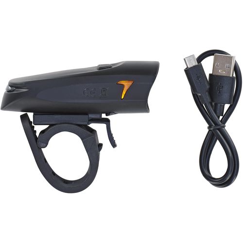 Fahrradbeleuchtung PROPHETE "LED Akku Scheinwerfer 30/15/10 Lux", schwarz, Fahrradlampen