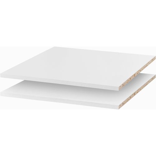 Einlegeboden PROCONTOUR "CLARA", weiß, B:47cm H:1,5cm T:48cm, Holzwerkstoff, Einlegeböden, Einlegeboden, Einlegeböden, 2 St.