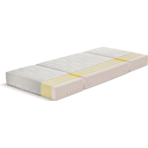 Betten-ABC Senioren- und Pflegebett Matratze 7-Zonen-Würfelschnitt, 3-teilig, bis Härtegrad H5, Größe: 100 x 220 cm, Härtegrad: H3