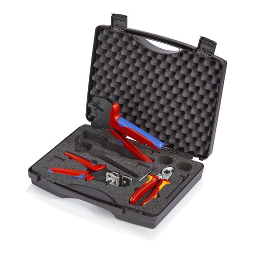 KNIPEX 97 91 03 Werkzeugkoffer für Photovoltaik 1 x 12 12 12, 1 x 95 16 165, 1 x 97 43 200 A )
