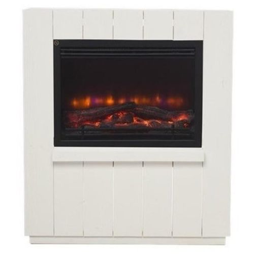 Casa Padrino Elektro Kamin B 84 x H 90 x T 24 cm - Elektrokamin - Wohnzimmer Kamin