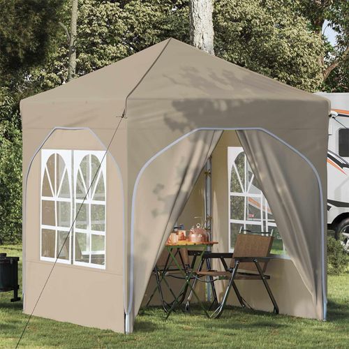 Möbel Pop-up Partyzelt 192 x 192 x 245 cm CremePavillons & Partyzelte - Pavillons & Partyzelte c6635