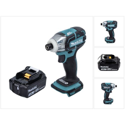 Makita DTS 141 F1 Akku Impulsschrauber 18 V 40 Nm 1/4" Brushless + 1x Akku 3,0 Ah - ohne Ladegerät