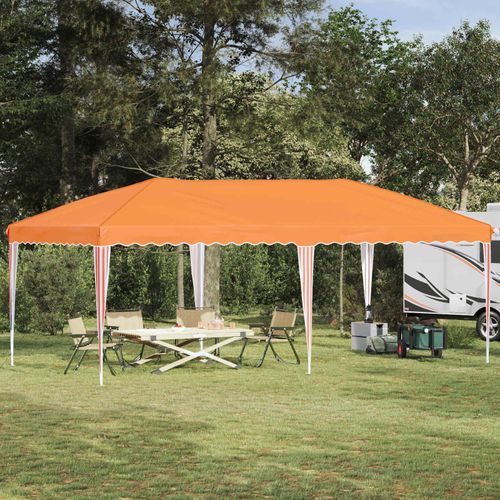 Möbel Pop-up Partyzelt 575 x 290 x 245 cm OrangePavillons & Partyzelte - Pavillons & Partyzelte c6618
