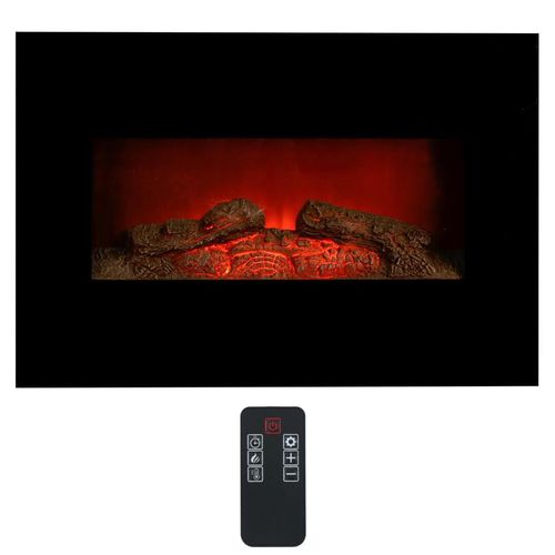 Classic Fire Memphis Elektrokamin mit Heizung - Elektroheizung 1800W - Kaminofen