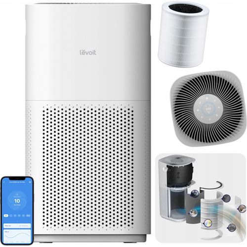 Levoit Core 600S Luftreiniger True Hepa 697 m3/h für bis zu 147 m2, leise