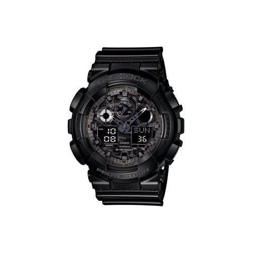 Casio Herren Sportuhr GA-100CF-1A Schwarz, 51,2 mm, 16,9 mm, 200m wasserdicht