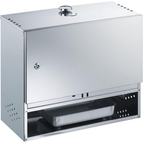 Peetz Edelstahl-Räucherofen 990 - für 4 bis 10 Fische liegend silber mit Tür