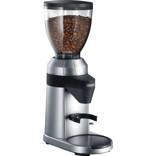 GRAEF Kaffeemühle "CM 800, silber", silber (silberfarben), B:13,2cm H:38,5cm T:23cm, Kaffeemühlen