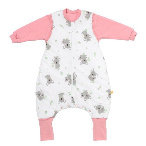 Babyschlafsack SCHLUMMERSACK "Schlafsack mit Füßen 3.5 Tog" Gr. 70, rosa (koala), Schlafsäcke, Baby, L: 70cm, Obermaterial: 100% Baumwolle CO., L:70cm